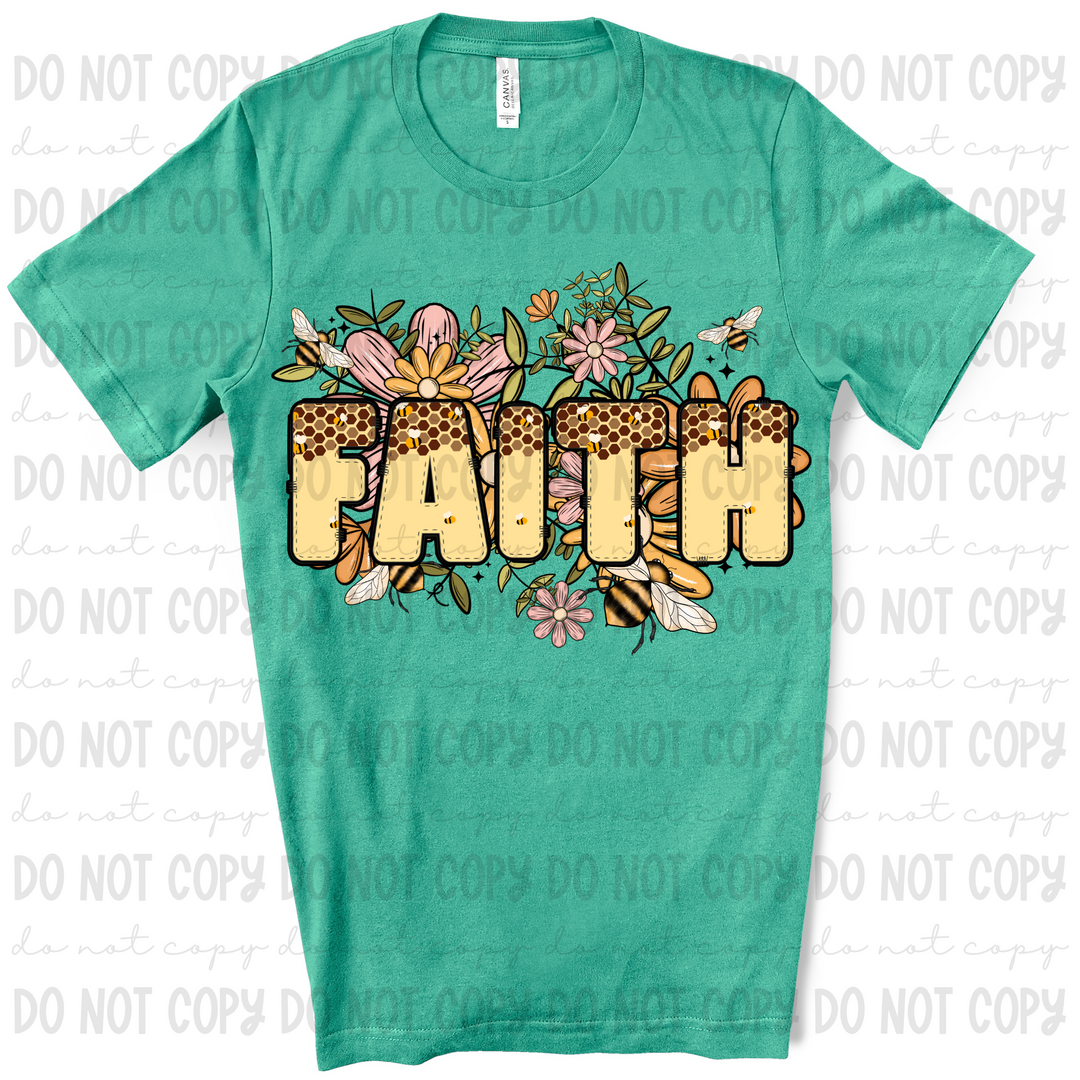 Faith be Floral DTF Print