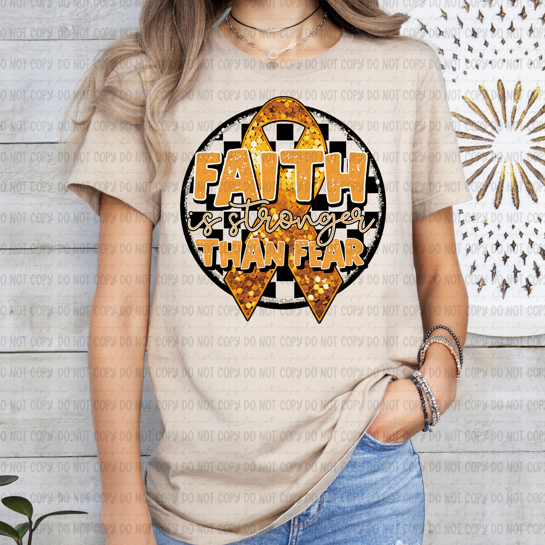 Faith is Stronger DTF Print