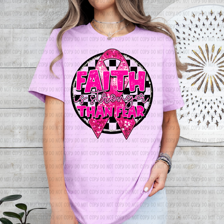 Faith is Stronger DTF Print