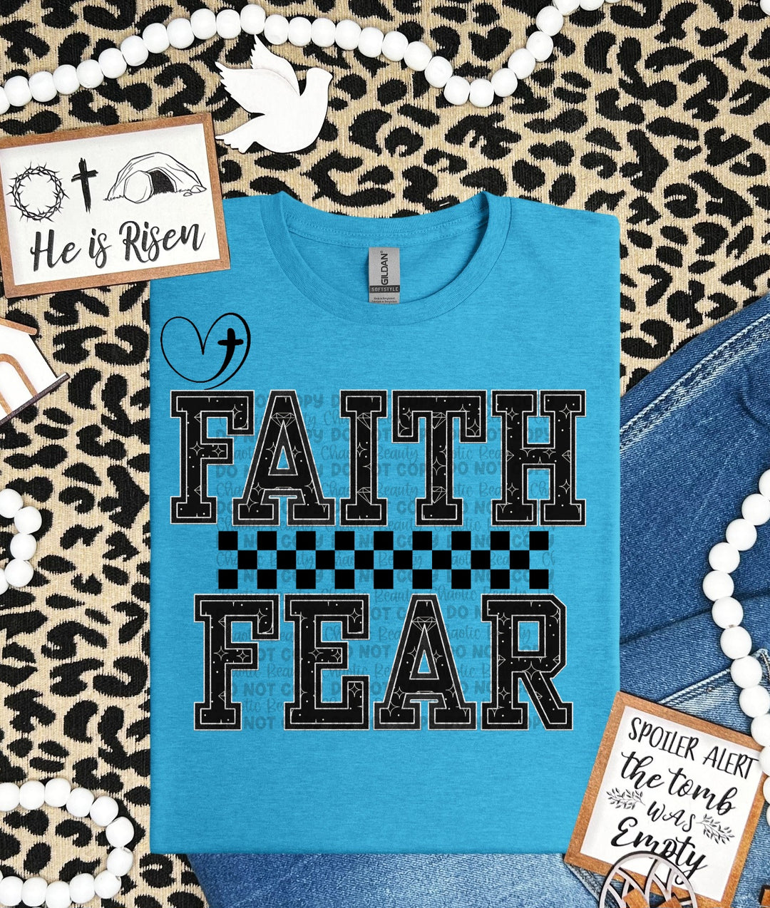 Faith Over Fear DTF Print