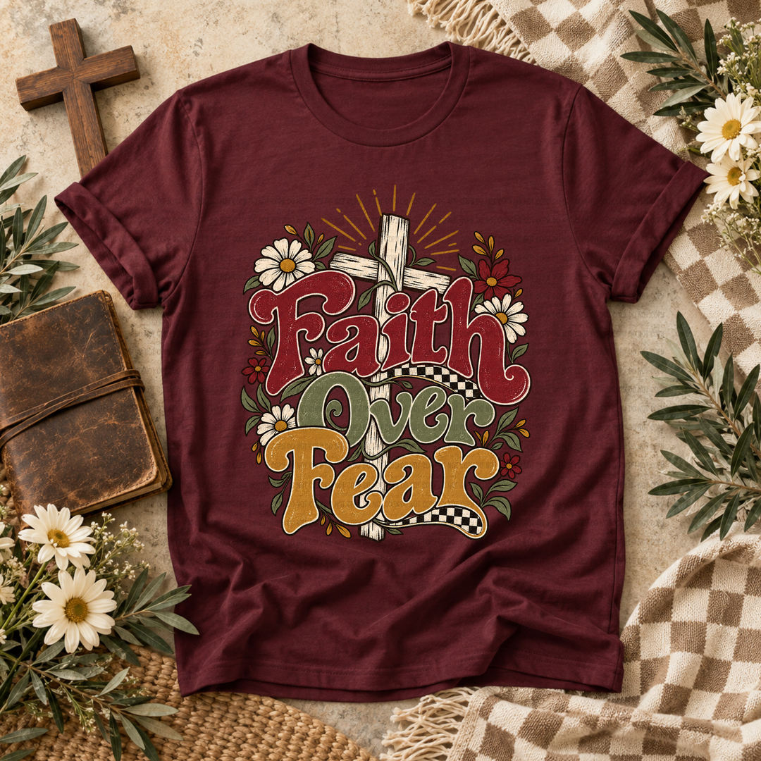 Faith Over Fear DTF Print