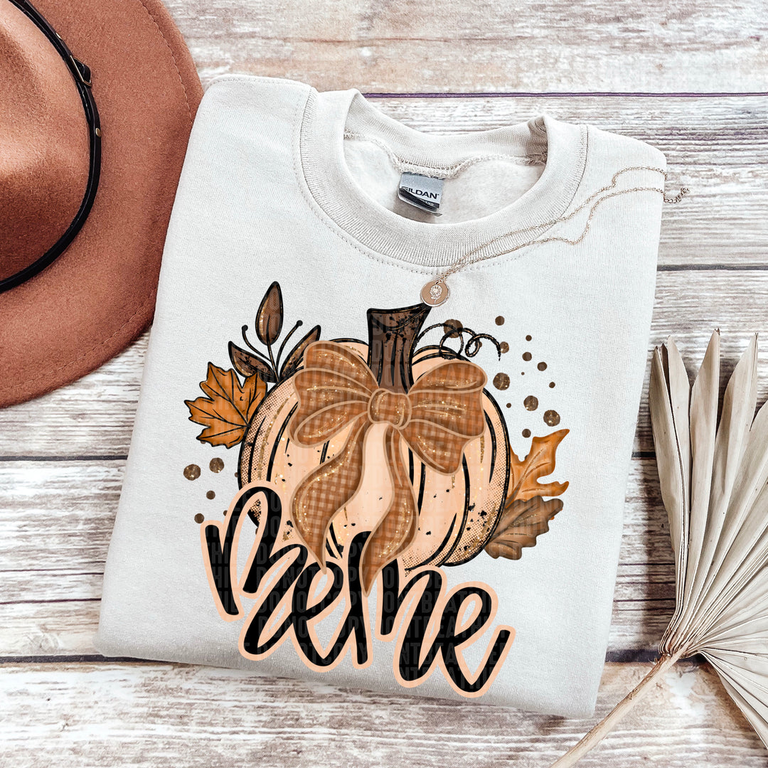 Fall Glitter Pumpkin Collection DTF Print