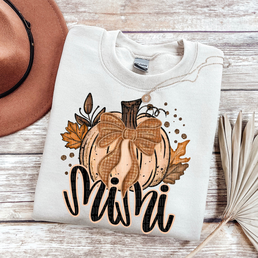 Fall Glitter Pumpkin Collection DTF Print