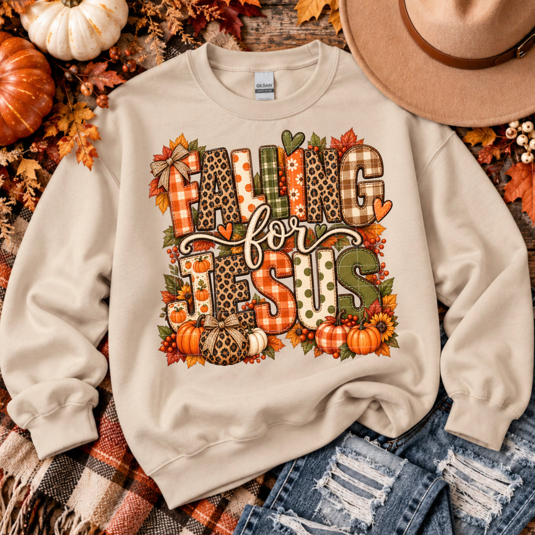 Falling For Jesus DTF Print