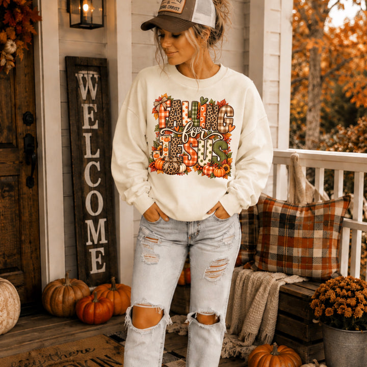 Falling For Jesus DTF Print