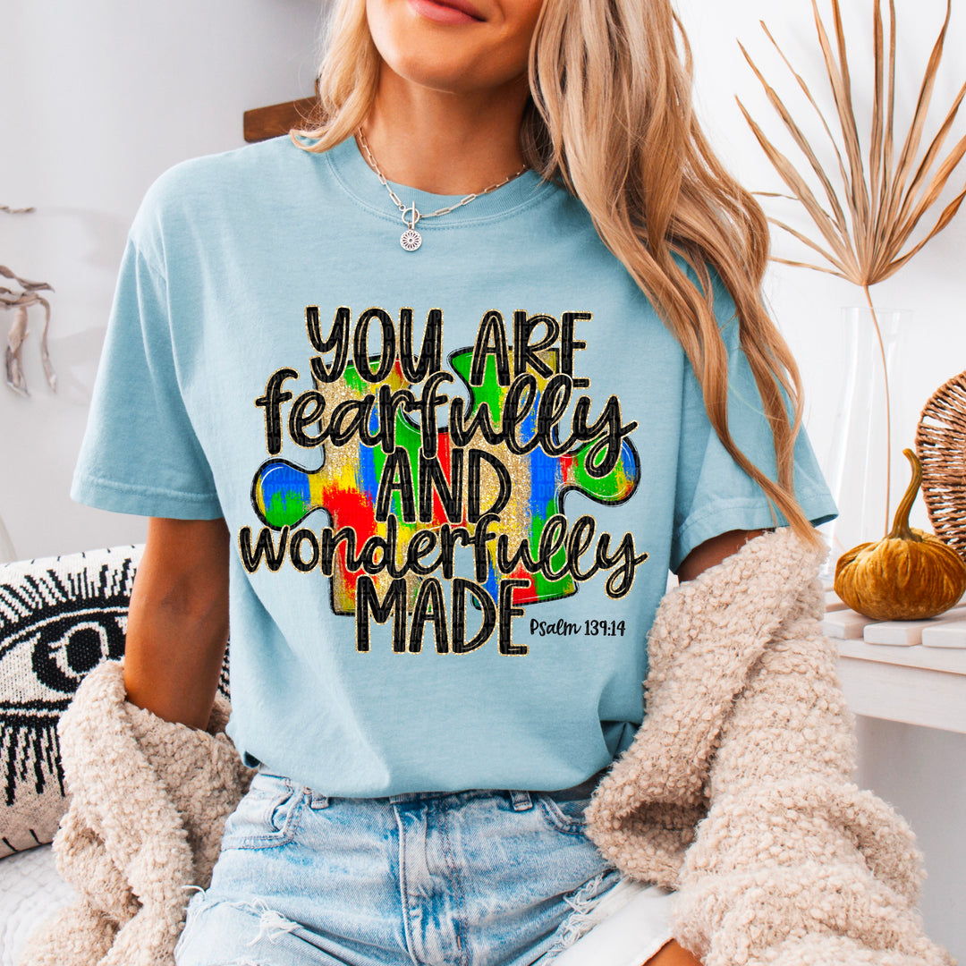 Fearfully And Wonderfully Made DTF Print