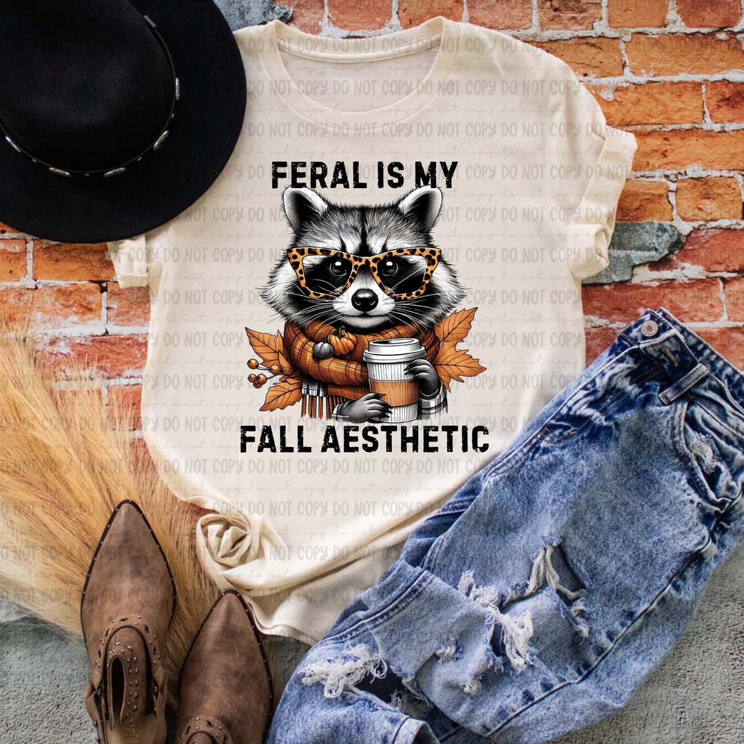 Feral is my Fall Aesthetic DTF Print