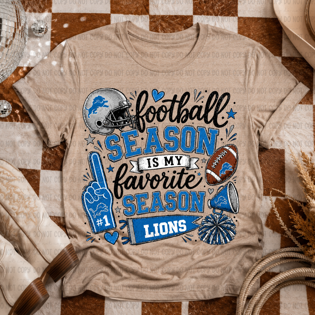 Football Season Mascots DTF Print