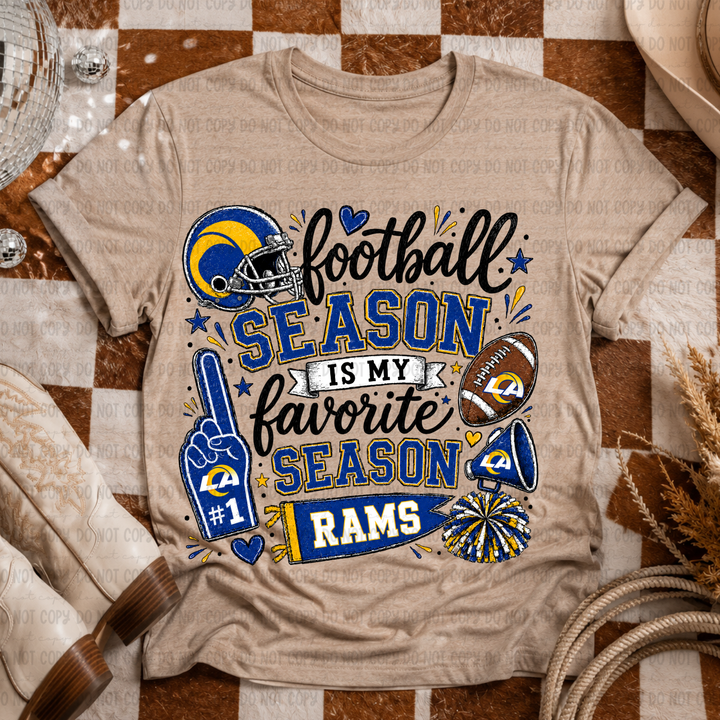 Football Season Mascots DTF Print
