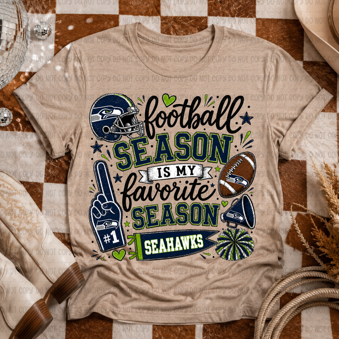 Football Season Mascots DTF Print