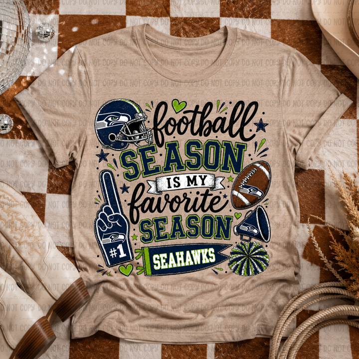 Football Season Mascots DTF Print