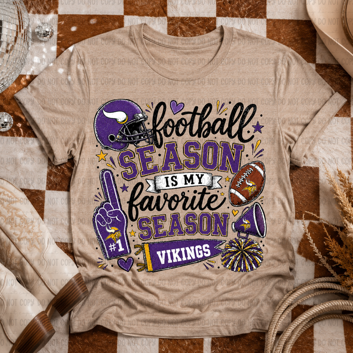 Football Season Mascots DTF Print