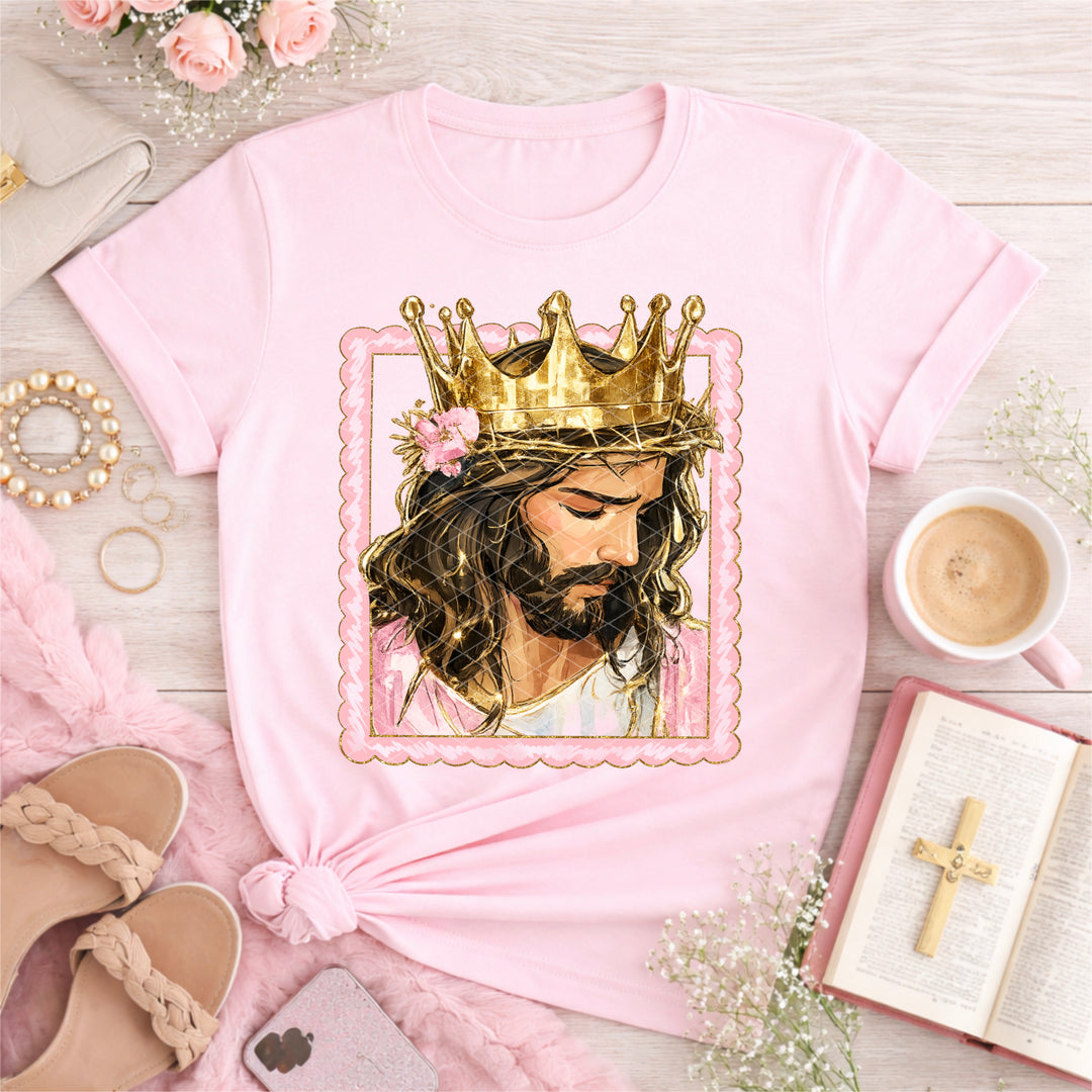 Framed Jesus DTF Print