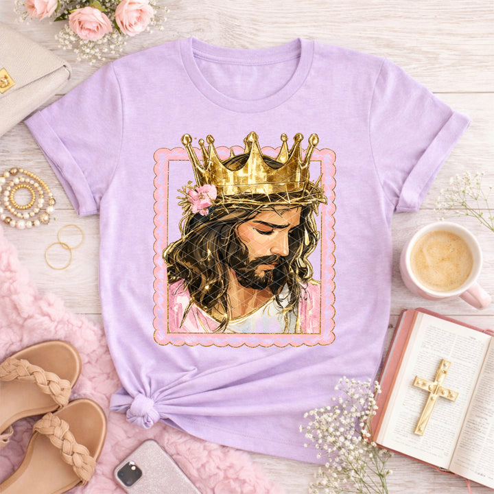 Framed Jesus DTF Print