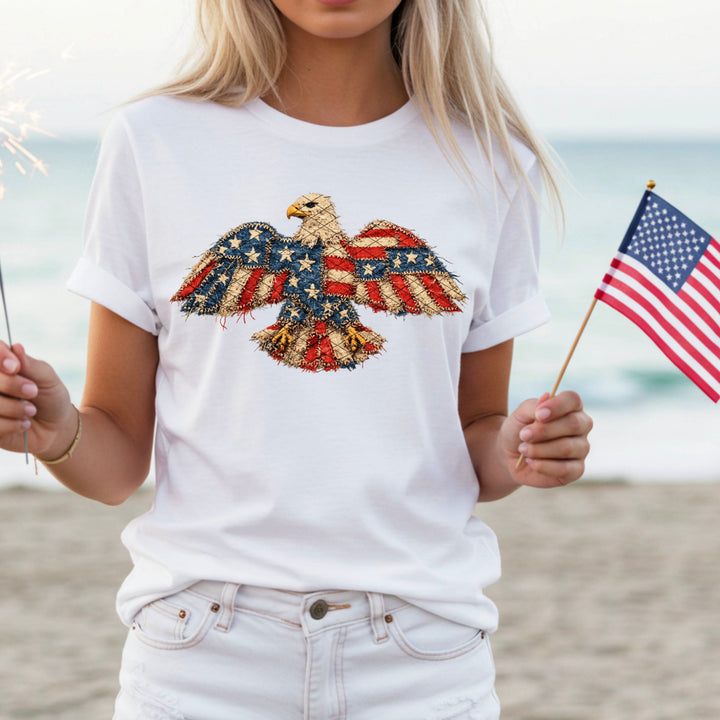 Frayed Eagle DTF Print
