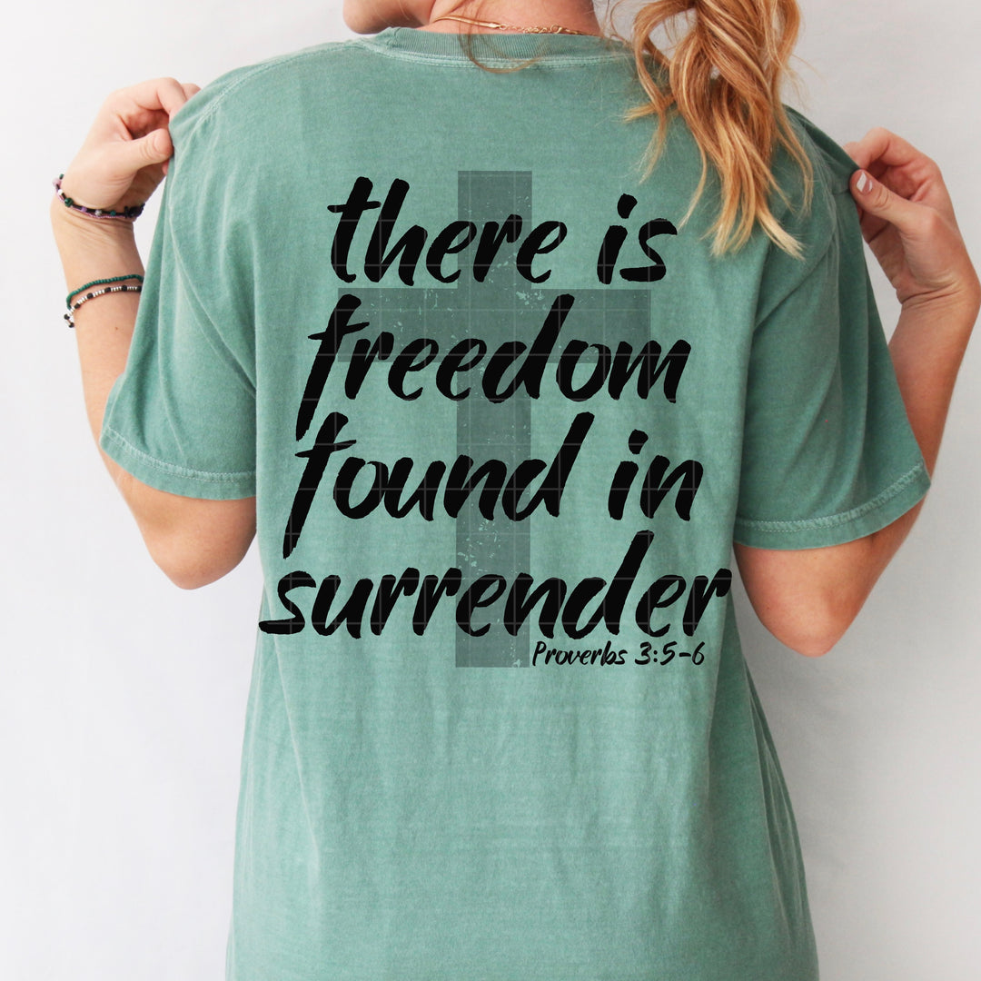 Freedom In Surrender DTF Print