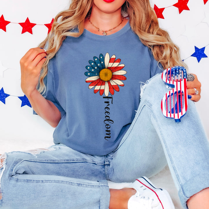 Freedom Sunflower DTF Print