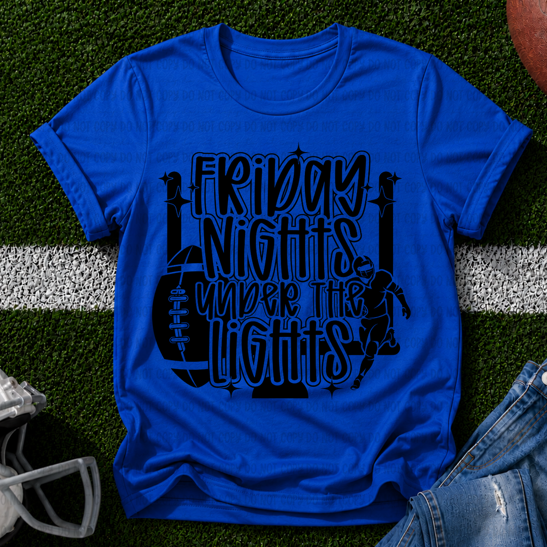 Friday Nights Under The Lights  DTF Print
