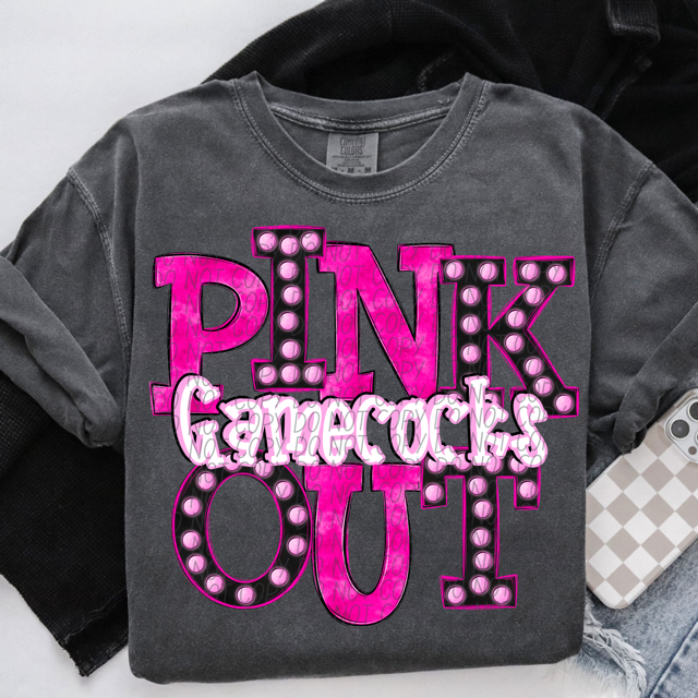 Pink Out Marquee DTF Print