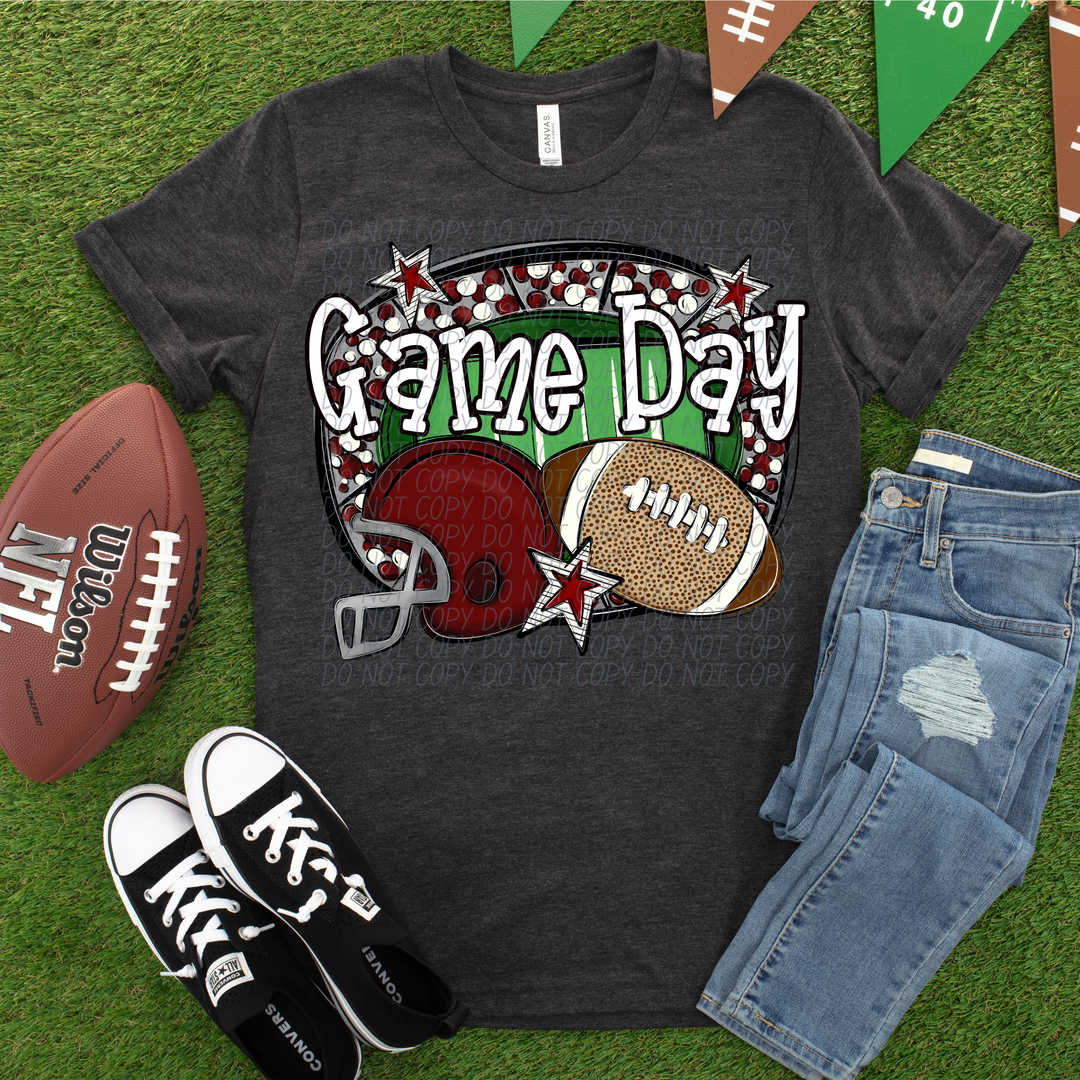 Football Game Day DTF Print