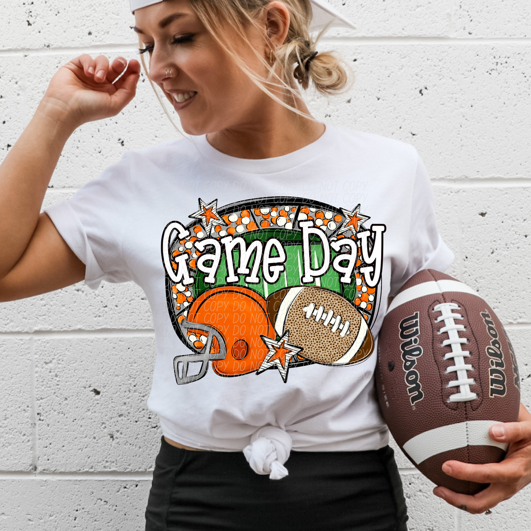 Football Game Day DTF Print