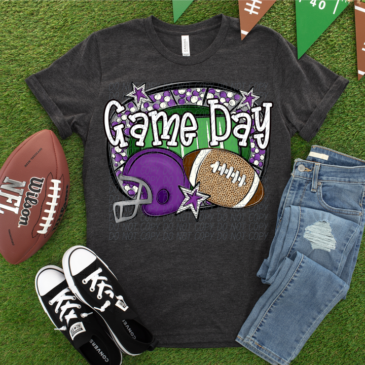 Football Game Day DTF Print