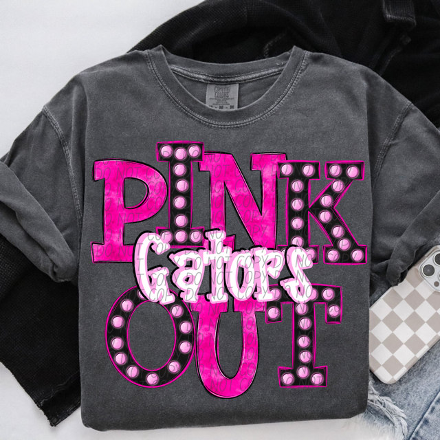Pink Out Marquee DTF Print