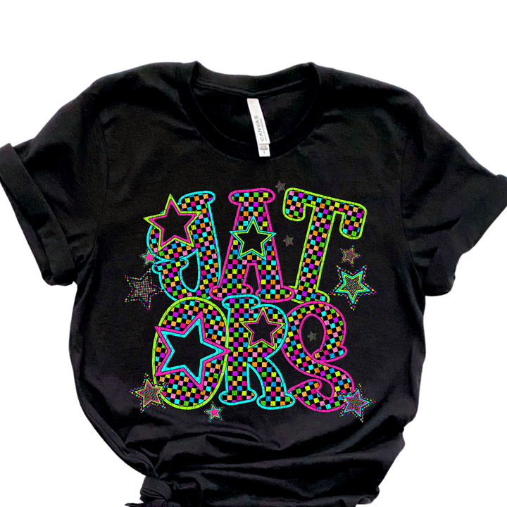 Neon Star Mascots DTF Print
