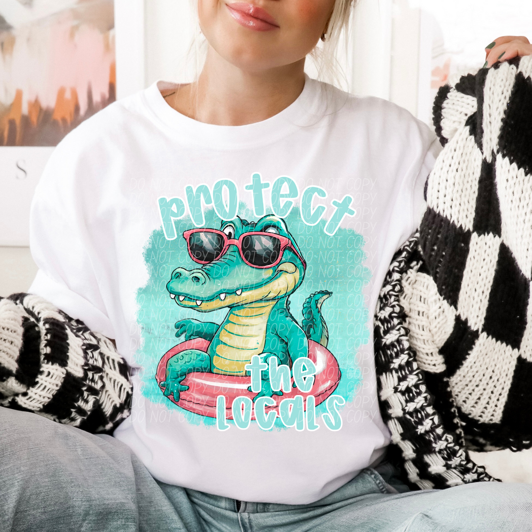 Protect the Locals Gator DTF Print