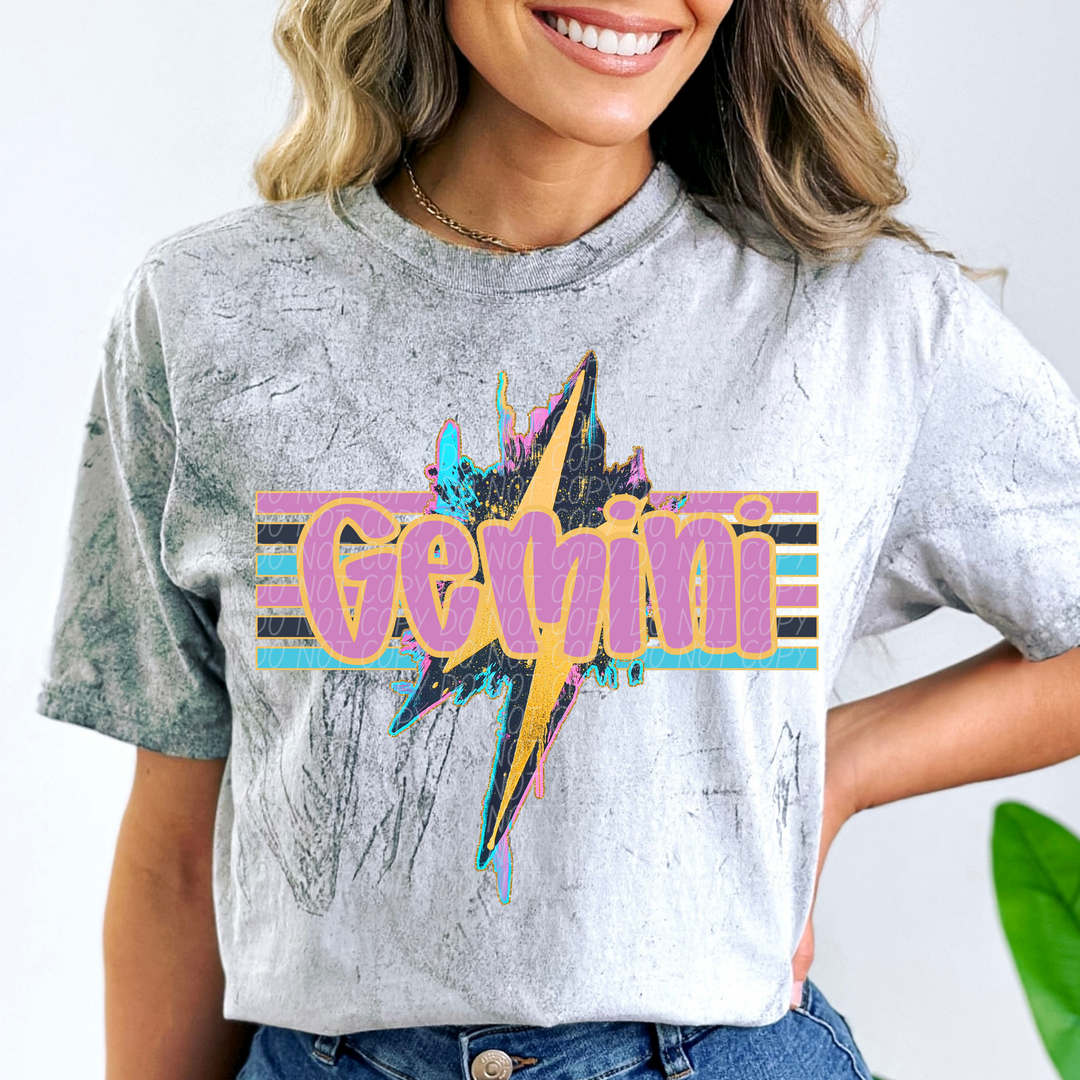 Geode Zodiac Signs DTF Print