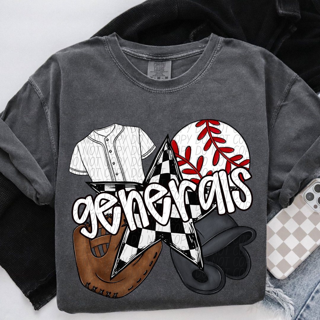 Baseball Mascots DTF Print