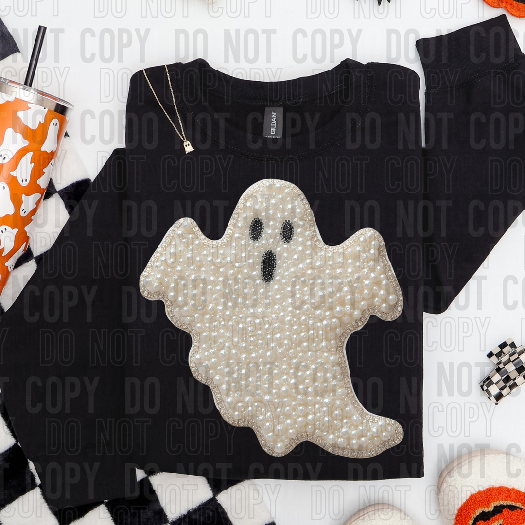 Ghost Faux Pearls DTF Print