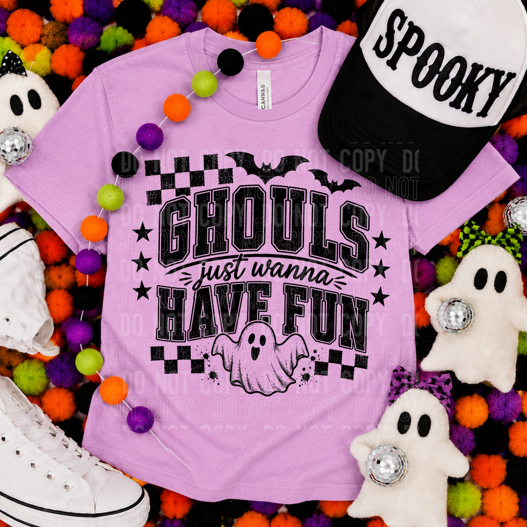 Ghouls Just Wanna Have Fun DTF Print