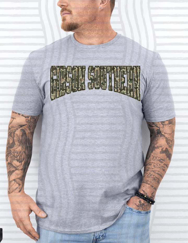 Simple Camo Arched Mascots DTF Print