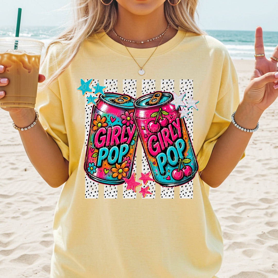 Girly Pop DTF Print