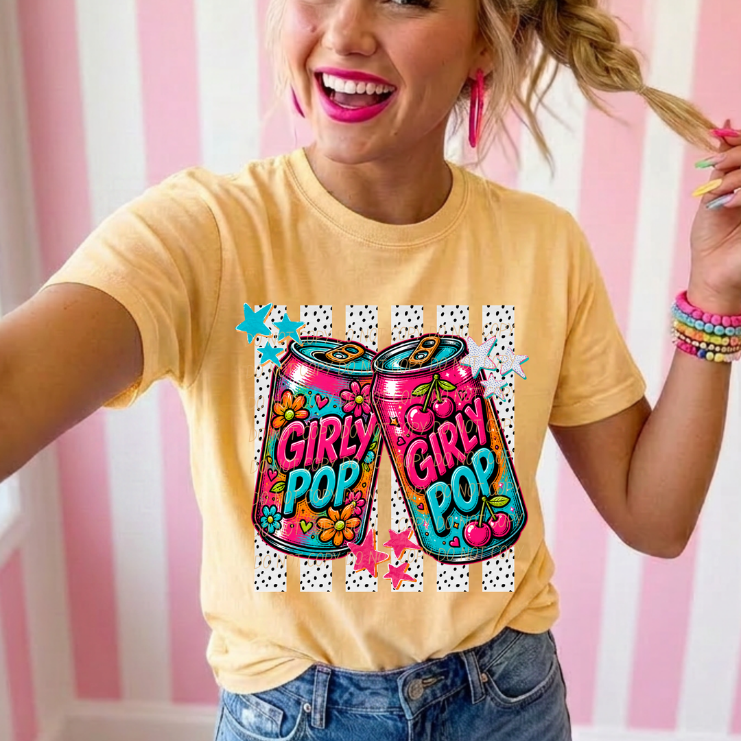 Girly Pop DTF Print