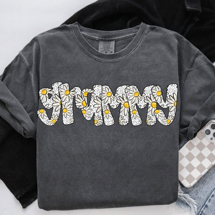 Daisy Dot Names DTF Print