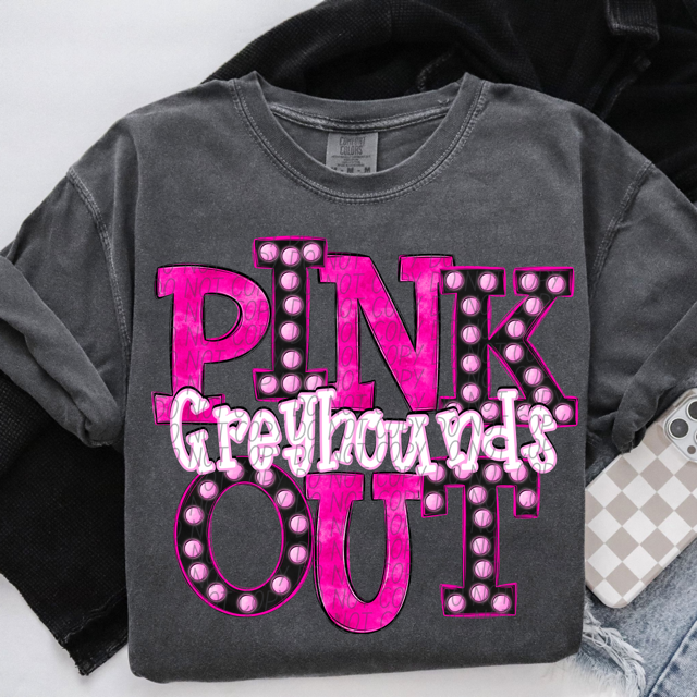 Pink Out Marquee DTF Print