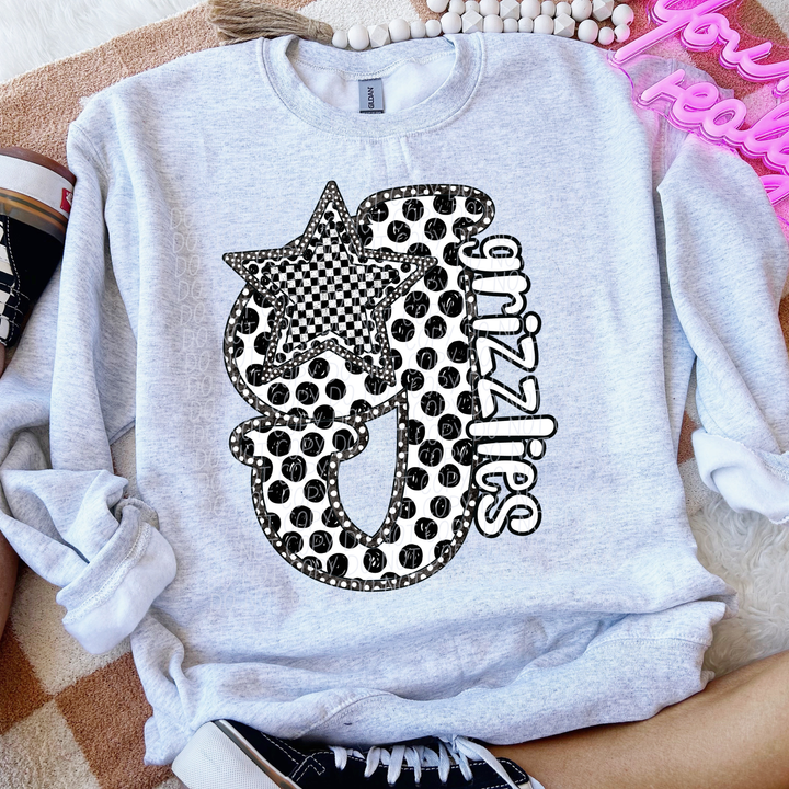 Polka Dot Mascots DTF Print