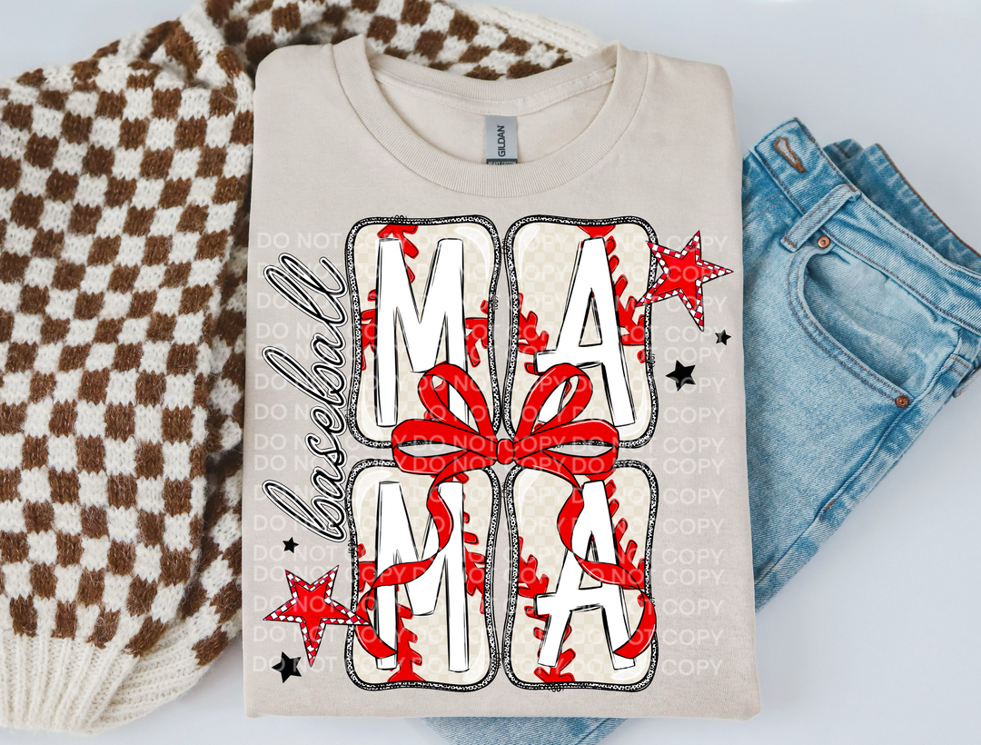 Baseball Mama DTF Print