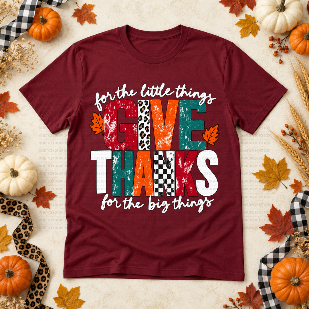Give Thanks DTF Print