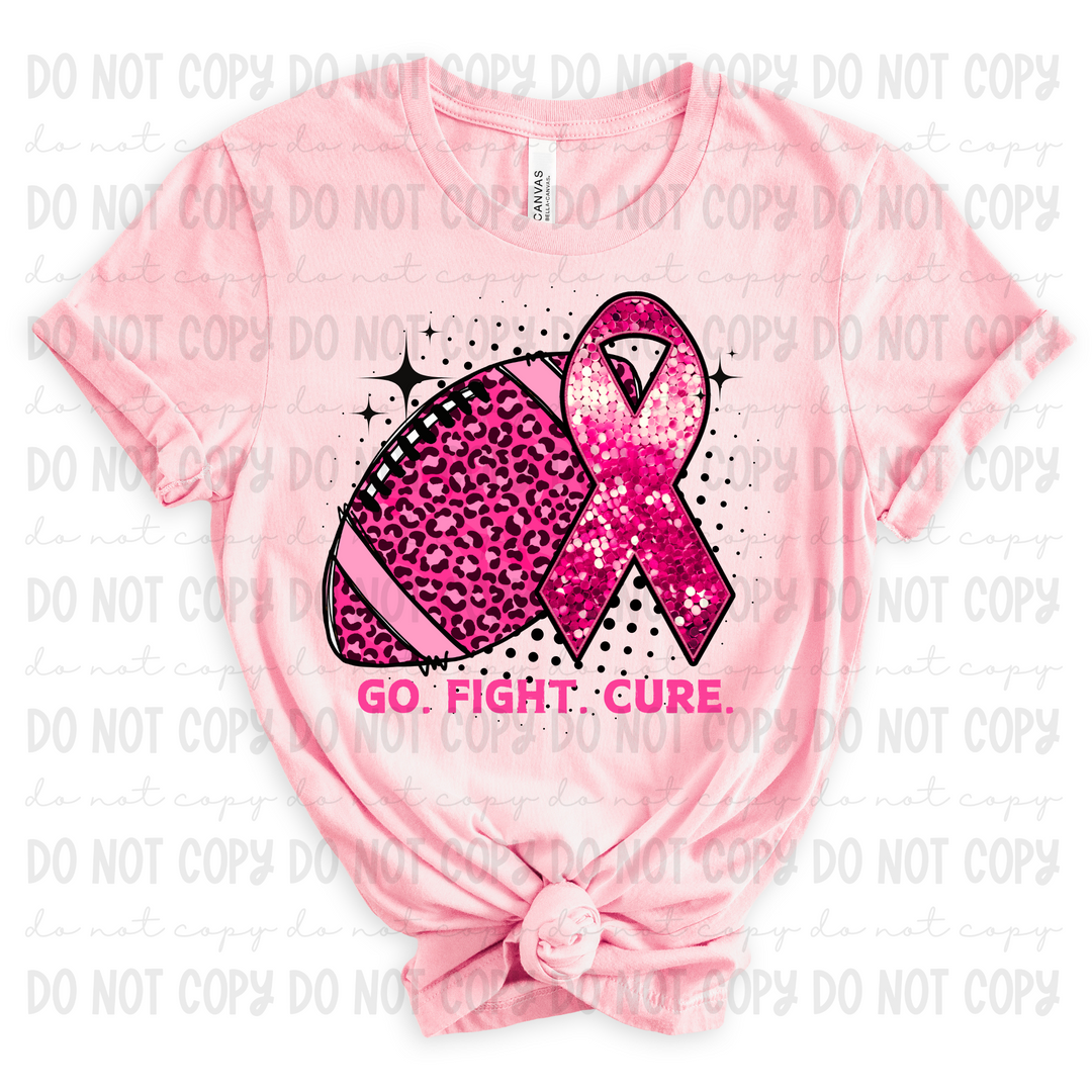 Go Fight Cure Leopard DTF Print