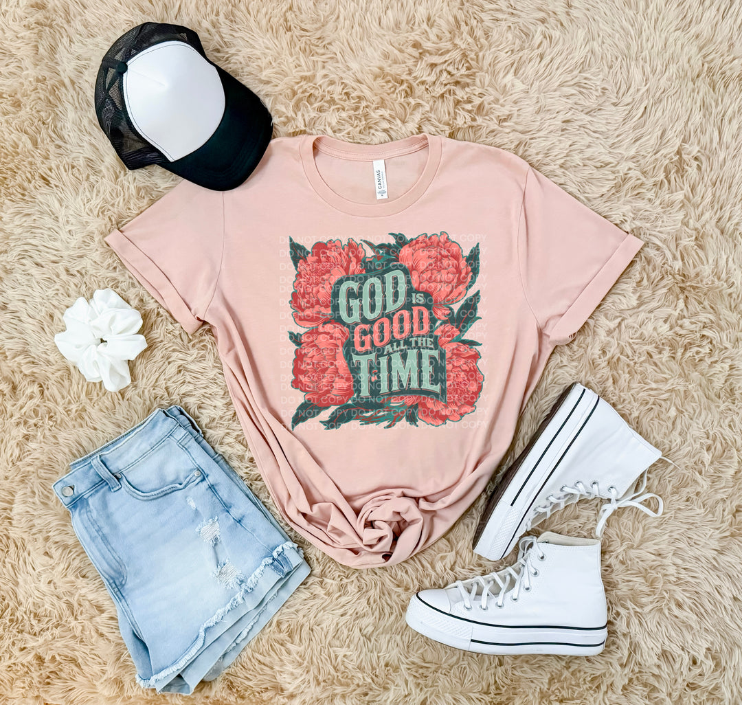 God Is Good All The Time DTF Print