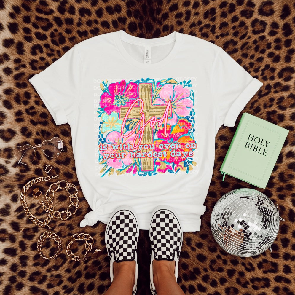 God Is With You DTF Print