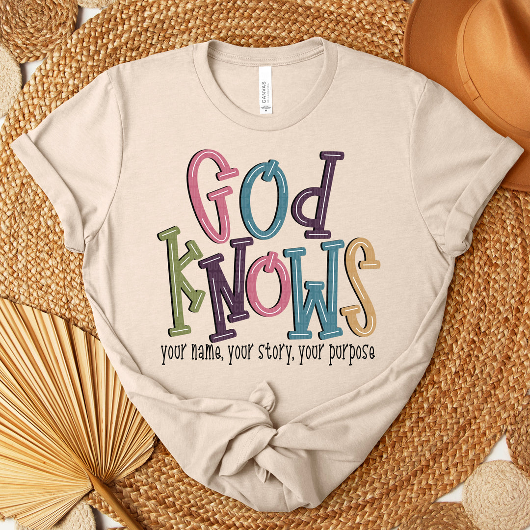 God Knows DTF Print