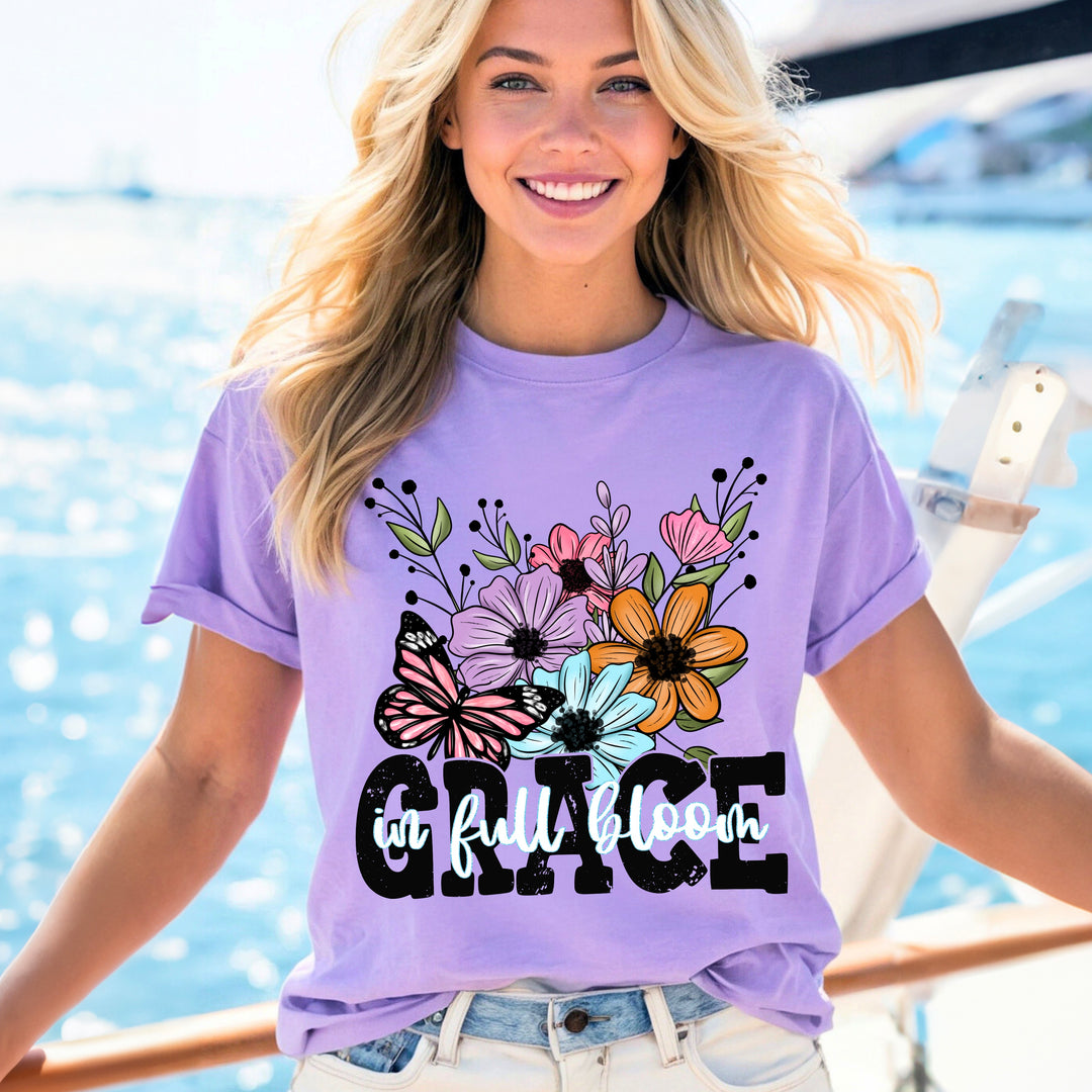 Grace In Full Bloom DTF Print