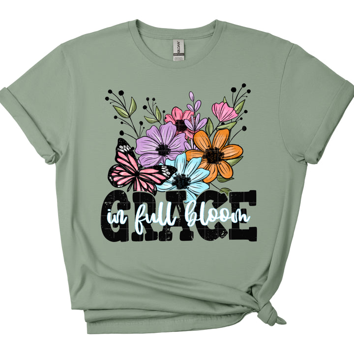 Grace In Full Bloom DTF Print