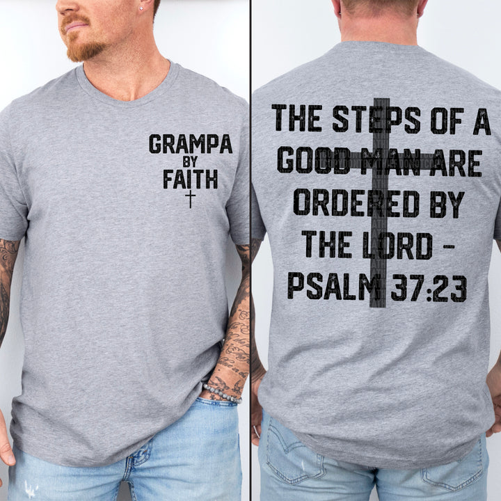 Psalm 37:23 Fathers Day Collection BACK DTF Print