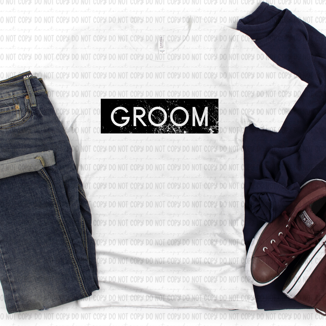 Groom DTF Print