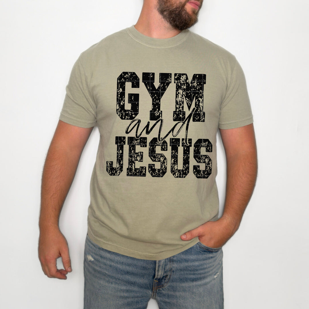 Gym & Jesus DTF Print